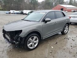Salvage cars for sale from Copart Mendon, MA: 2021 Audi Q3 Premium S Line 45