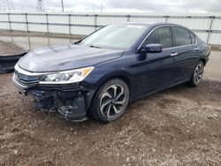 Salvage cars for sale at Elgin, IL auction: 2017 Honda Accord EX