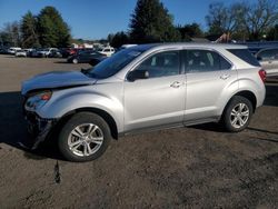 Salvage cars for sale at Finksburg, MD auction: 2017 Chevrolet Equinox LS