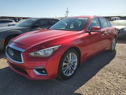 Salvage cars for sale at Phoenix, AZ auction: 2021 Infiniti Q50 Luxe