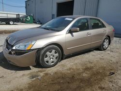 Salvage cars for sale at Jacksonville, FL auction: 2005 Honda Accord LX