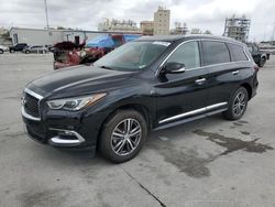 Salvage cars for sale at New Orleans, LA auction: 2017 Infiniti QX60