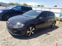 Salvage cars for sale from Copart Sacramento, CA: 2017 Volkswagen GTI Sport