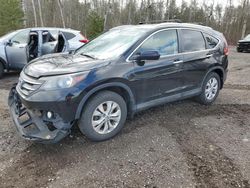 Salvage cars for sale from Copart Bowmanville, ON: 2012 Honda CR-V Touring