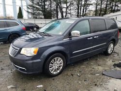 Salvage cars for sale at Windsor, NJ auction: 2013 Chrysler Town & Country Touring L