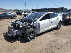 Salvage cars for sale from Copart Colorado Springs, CO: 2022 Tesla Model S