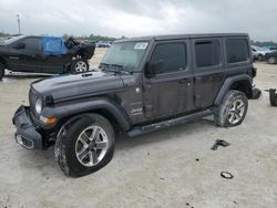 Jeep Wrangler salvage cars for sale: 2020 Jeep Wrangler Unlimited Sahara