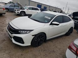 Salvage cars for sale from Copart Haslet, TX: 2018 Honda Civic Sport