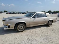 Salvage cars for sale at San Antonio, TX auction: 1985 Cadillac Eldorado
