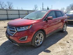 Salvage cars for sale from Copart Lansing, MI: 2016 Ford Edge Titanium