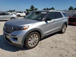Salvage cars for sale at Houston, TX auction: 2020 Ford Explorer Limited