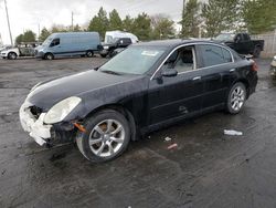 Infiniti salvage cars for sale: 2005 Infiniti G35