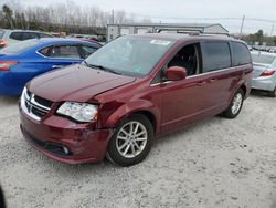 Salvage cars for sale at North Billerica, MA auction: 2018 Dodge Grand Caravan SXT