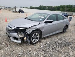 Salvage cars for sale at New Braunfels, TX auction: 2018 Honda Civic LX