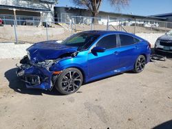 Vehiculos salvage en venta de Copart Albuquerque, NM: 2021 Honda Civic Sport