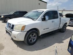 Salvage cars for sale at Haslet, TX auction: 2005 Nissan Titan XE