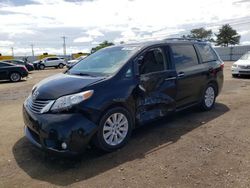 Salvage cars for sale at Newton, AL auction: 2015 Toyota Sienna XLE