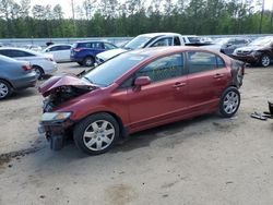 Salvage cars for sale from Copart Harleyville, SC: 2010 Honda Civic LX