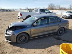 Salvage cars for sale from Copart Ontario Auction, ON: 2014 Volkswagen Jetta Base