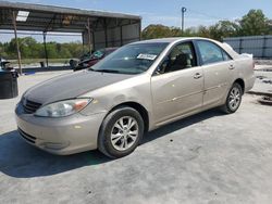 Salvage cars for sale from Copart Cartersville, GA: 2004 Toyota Camry LE
