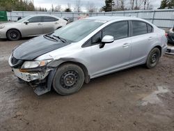 Carros salvage a la venta en subasta: 2013 Honda Civic LX