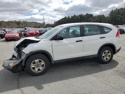 Salvage cars for sale at Exeter, RI auction: 2014 Honda CR-V LX
