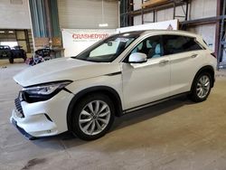 Salvage cars for sale at Eldridge, IA auction: 2019 Infiniti QX50 Essential