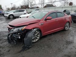 Salvage cars for sale at New Britain, CT auction: 2014 KIA Optima SX