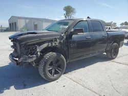 Salvage cars for sale at Tulsa, OK auction: 2017 Dodge RAM 1500 Sport