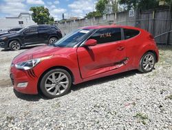 Hyundai Veloster salvage cars for sale: 2017 Hyundai Veloster