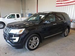Salvage cars for sale at Appleton, WI auction: 2017 Ford Explorer Limited