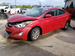 Salvage cars for sale at Louisville, KY auction: 2015 Hyundai Elantra SE