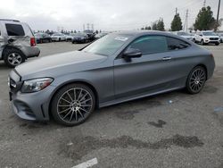 Salvage cars for sale from Copart Rancho Cucamonga, CA: 2019 Mercedes-Benz C300