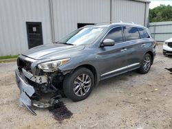 Salvage cars for sale at Grenada, MS auction: 2015 Infiniti QX60