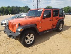 Salvage cars for sale from Copart China Grove, NC: 2020 Jeep Wrangler Unlimited Sport