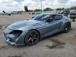Salvage cars for sale from Copart Miami, FL: 2022 Toyota Supra Base