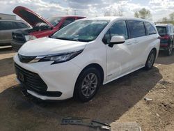 Vehiculos salvage en venta de Copart Elgin, IL: 2021 Toyota Sienna LE