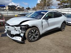 Salvage cars for sale at New Britain, CT auction: 2021 Ford Mustang MACH-E Premium