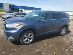 2014 Toyota Highlander Limited en venta en Woodhaven, MI