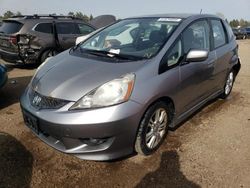 Salvage cars for sale at Elgin, IL auction: 2009 Honda FIT Sport