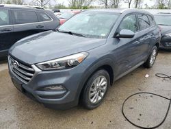 Salvage cars for sale at Bridgeton, MO auction: 2017 Hyundai Tucson Limited