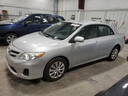 Salvage cars for sale at Milwaukee, WI auction: 2012 Toyota Corolla Base