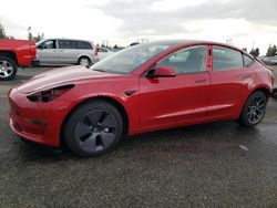 Vehiculos salvage en venta de Copart Rancho Cucamonga, CA: 2023 Tesla Model 3