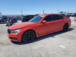 Salvage cars for sale from Copart Sun Valley, CA: 2019 BMW 740 I