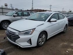 Salvage cars for sale from Copart Chicago Heights, IL: 2019 Hyundai Elantra SEL