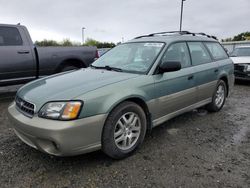 Salvage cars for sale at Sacramento, CA auction: 2003 Subaru Legacy Outback AWP