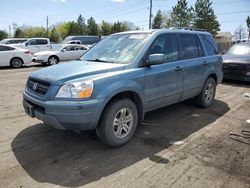 Salvage cars for sale from Copart Denver, CO: 2005 Honda Pilot EX