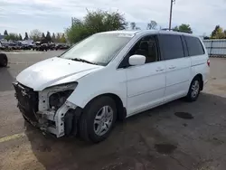 Salvage cars for sale at Woodburn, OR auction: 2007 Honda Odyssey EXL