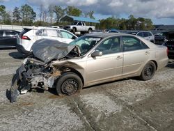 Salvage cars for sale at Spartanburg, SC auction: 2002 Toyota Camry LE