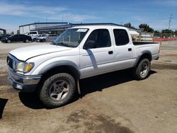 Salvage cars for sale from Copart San Diego, CA: 2002 Toyota Tacoma Double Cab Prerunner